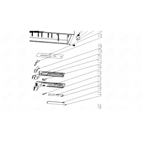 THERMOSTAT (REPÈRE 17) FRIGO, RÉFRIGÉRATEUR, CONGÉLATEUR - 576C19