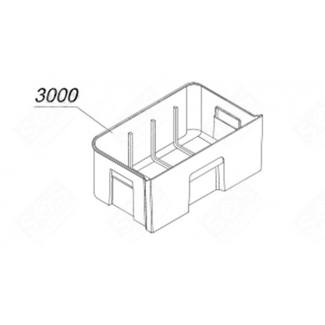 BAC À LÉGUMES FRIGO, RÉFRIGÉRATEUR, CONGÉLATEUR - 4537730100