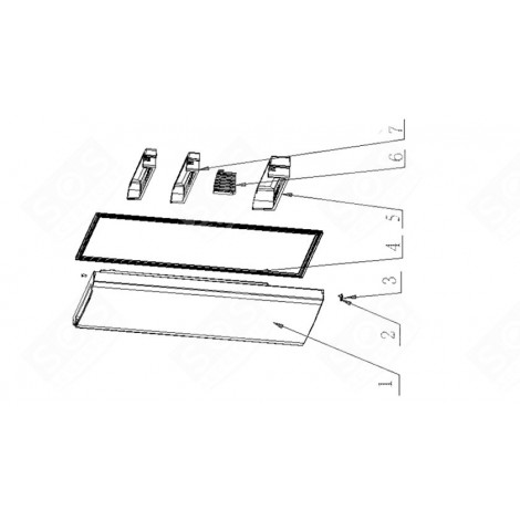 JOINT DE RÉFRIGÉRATEUR (REPÈRE 4) FRIGO, RÉFRIGÉRATEUR, CONGÉLATEUR - 390H56