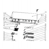 Charnière inférieure gauche (repère 24)