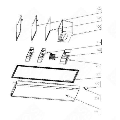 BAC À LÉGUMES (REPÈRE 8) FRIGO, RÉFRIGÉRATEUR, CONGÉLATEUR - 131C12