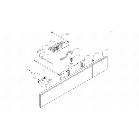 RELAIS MODULE (REPÈRE 1059) FOUR, CUISINIÈRE - 573084