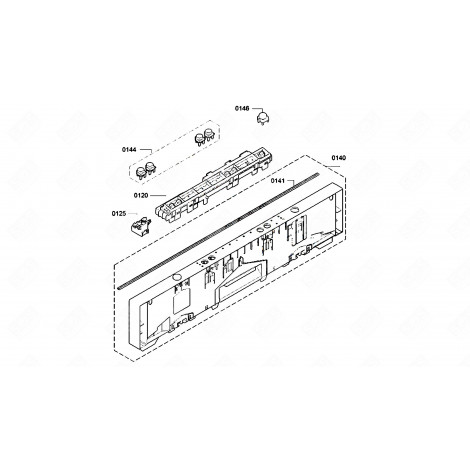MODULE ÉLÉMENT DE COMMANDE D'ORIGINE LAVE-VAISSELLE - 11036763