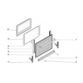 Vitre extérieur (repère 15) d'origine