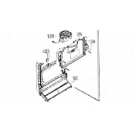 PAROI DE SÉPARATION (REPÈRE 90) FRIGO, RÉFRIGÉRATEUR, CONGÉLATEUR - 7438568