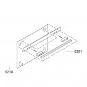 Vitre de façade repère 210 d'origine