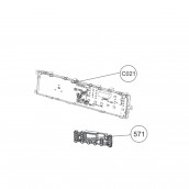 Carte électronique, module de puissance repère C021
