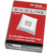 Lot de 5 sacs microfibres + filtre