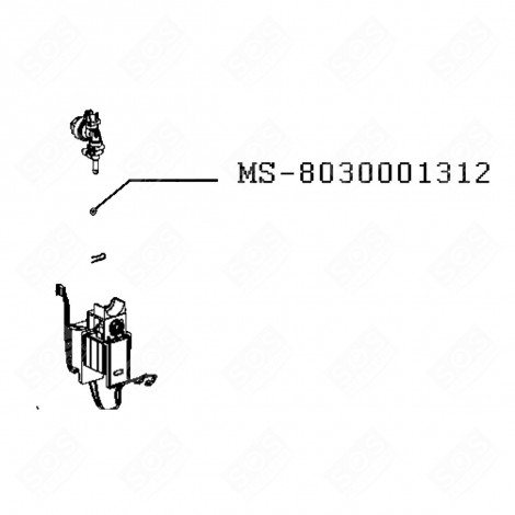 JOINT (REPÈRE MS-8030001312) CAFETIÈRE, MACHINE À CAFÉ - MS-8030001312