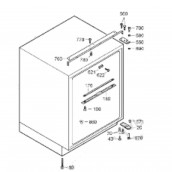 Crochet de fermeture wtues 1653-20 d (repère 621)