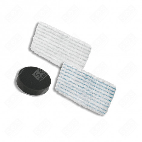 LOT DE 2 LINGETTES + FILTRE MOUSSE ASPIRATEUR - ZR005804