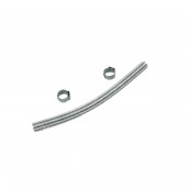 Tuyau 16cm + 2 agraffes