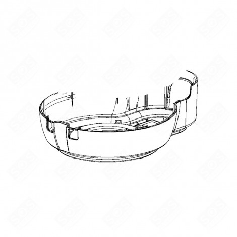 CORPS BLANC + ENJOLIVEUR FRITEUSE, AIRFRYER - SS-1530000942