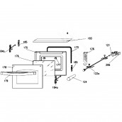 Vitre extérieure de porte