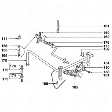 ROBINET THERMOSTATIQUE FOUR, CUISINIÈRE - 79X7876