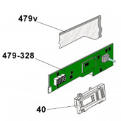 Carte électronique, module programmé à partir de 18/34 (repère 479)