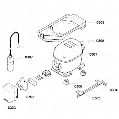 BAC DE CONDENSATION FRIGO, RÉFRIGÉRATEUR, CONGÉLATEUR - 11002431