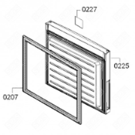 JOINT DE PORTE CONGÉLATEUR FRIGO, RÉFRIGÉRATEUR, CONGÉLATEUR - 00777947