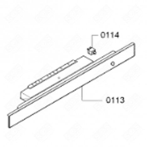 MODULE DE COMMANDE PROGRAMMÉE (REPÈRE 0113) FRIGO, RÉFRIGÉRATEUR, CONGÉLATEUR - 00744207