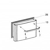 Joint de tiroir inférieur repère 26 d'origine