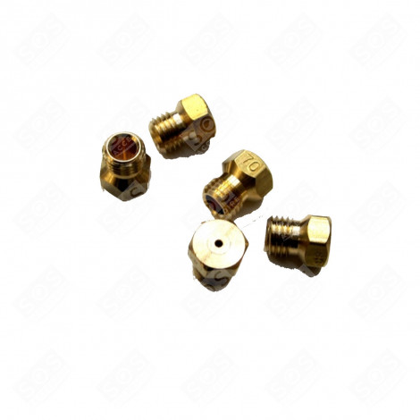 KIT INJECTEURS GAZ BUTANE PROPANE D'ORIGINE PLAQUE DE CUISSON - C00094340, 482000078058