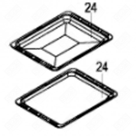 PLAQUE LÈCHE FRITE (REPÈRE 24) FOUR, CUISINIÈRE - 42804094