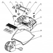 Filtre cheminée (repère 12)