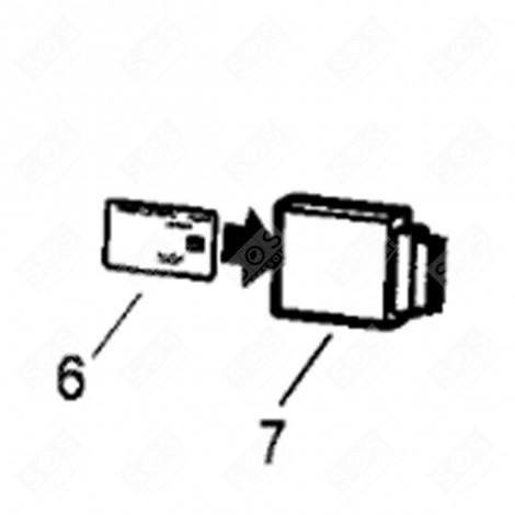 CARTE ÉLECTRONIQUE (REPÈRE 6) FRIGO, RÉFRIGÉRATEUR, CONGÉLATEUR - C00270781