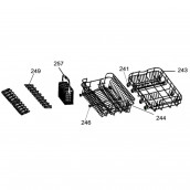 Panier inférieur (repère 243) Panier inférieur (repère 243)