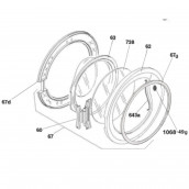Encadrement hublot (repère 62)