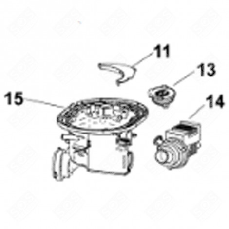 POMPE DE VIDANGE D'ORIGINE LAVE-VAISSELLE - C00540444
