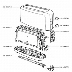 Compartiment cuisson (repère SS-186765)