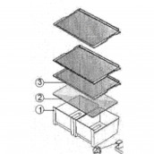 Bac à légumes (repère 1)