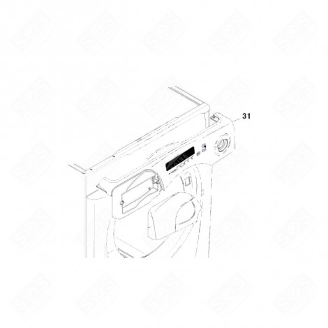 BANDEAU REPÈRE 31 MACHINE À LAVER, LAVE-LINGE - 43023823