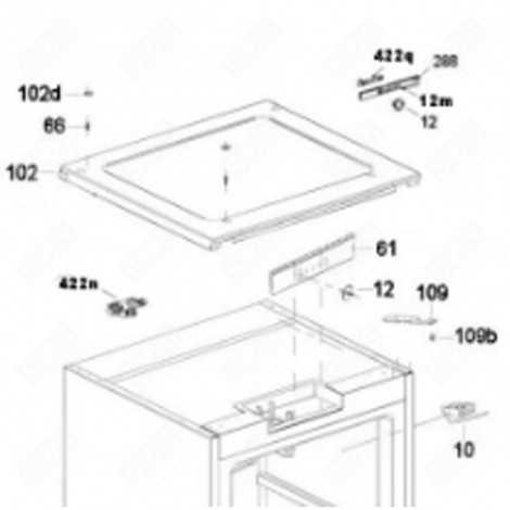 THERMOSTAT (REPÈRE 10) FRIGO, RÉFRIGÉRATEUR, CONGÉLATEUR - 49024281