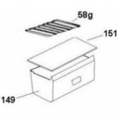 Clayette, étagère (repère 151)