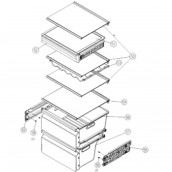 Dessus de bac de légumes  (repère 54)