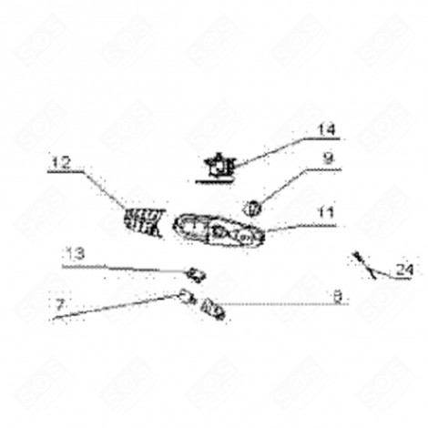 THERMOSTAT (REPÈRE 14) FRIGO, RÉFRIGÉRATEUR, CONGÉLATEUR - 575C96