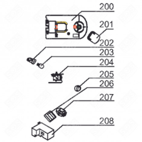 THERMOSTAT (REPÈRE 204) FRIGO, RÉFRIGÉRATEUR, CONGÉLATEUR - AS6020213