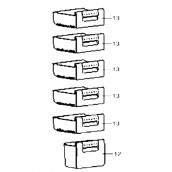 Bac à légumes (repère 12) d'origine