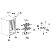 Grille supérieure (repère 152a)