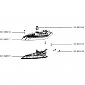 Base de poignée (repère RS-DW0577)