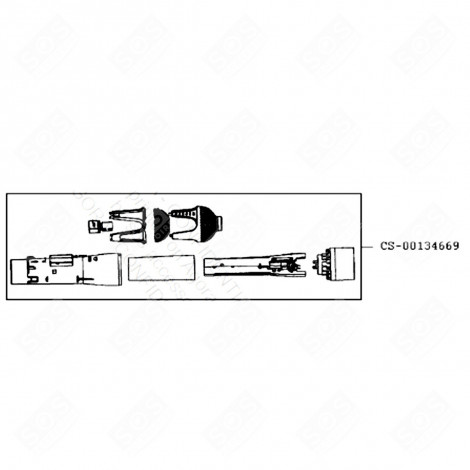 ENSEMBLE RÉSISTANCE COMPLET  RASOIR, TONDEUSE - CS-00134669