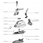 Avant de poignée et pompe (repère RS-DW0526)