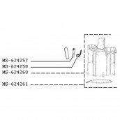 Débitmètre (repère MS-624221) NESPRESSO VERTUO PLUS