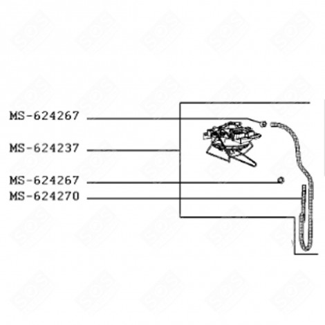 COLLIER  (REPÈRE MS-624267) NESPRESSO VERTUO PLUS CAFETIÈRE, MACHINE À CAFÉ - MS-624267