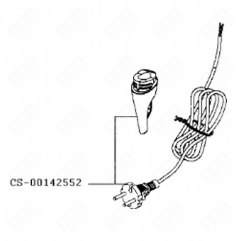 CORDON D'ALIMENTATION (REPÈRE CS-00142552) SÈCHE-CHEVEUX - CS-00142552