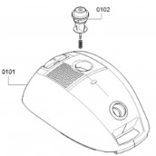 Couvercle (repère 0101) d'origine