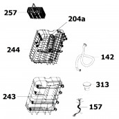 Tuyau de chargement (repère 142)