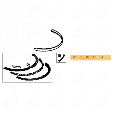 CARTE ÉLECTRONIQUE / ROULETTE ASPIRATEUR ROBOT - RS-2230001014